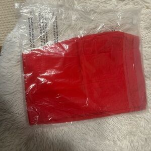 Brand new SPANX red cropped pants